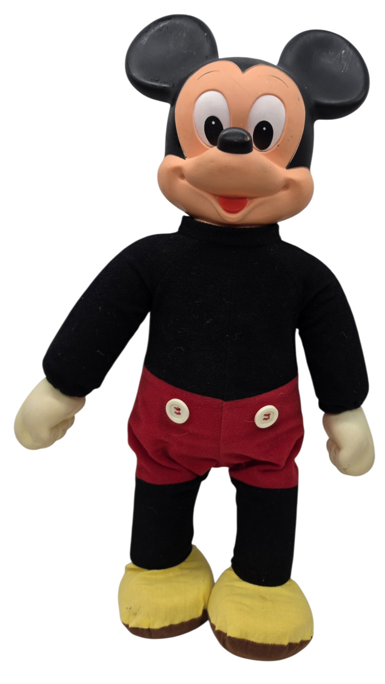 Vintage Toy Marching Mickey Mouse 20" Hasbro Walt Disney Productions